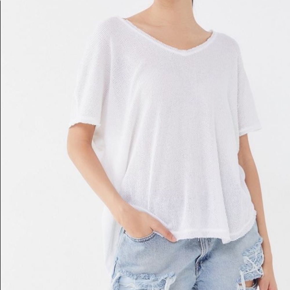 UO Oversized Blush Pink Tee